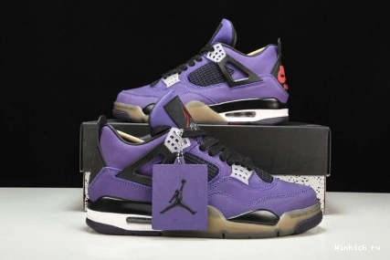 4 Purple Scott x Jordan Retro Travis 1028